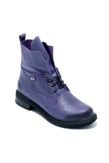 Черевики жіночі Welfare 0318-3217 35 PURPLE LEATHER