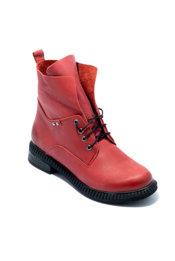 Черевики жіночі Welfare 0318-3217 288 RED LEATHER