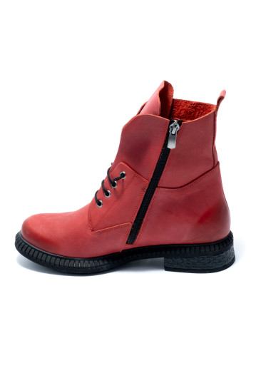 Черевики жіночі Welfare 0318-3217 288 RED LEATHER
