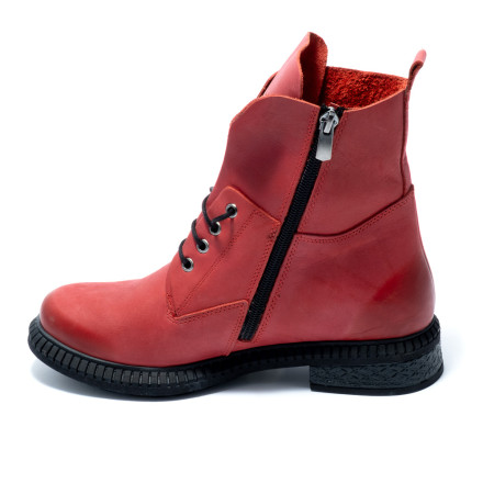 Черевики жіночі Welfare 0318-3217 288 RED LEATHER