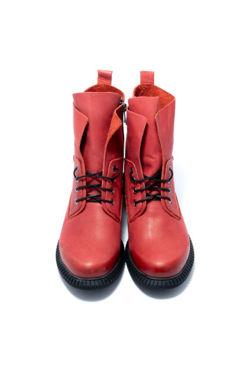 Черевики жіночі Welfare 0318-3217 288 RED LEATHER