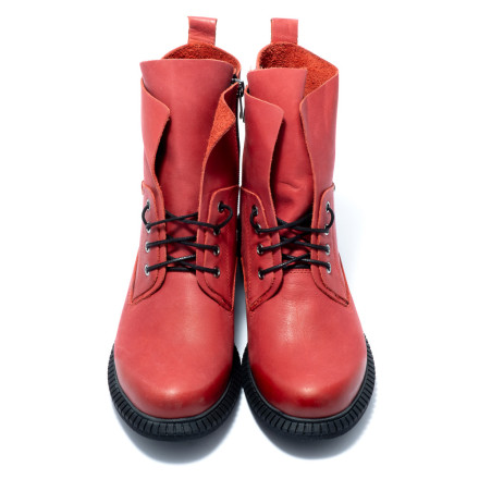 Черевики жіночі Welfare 0318-3217 288 RED LEATHER