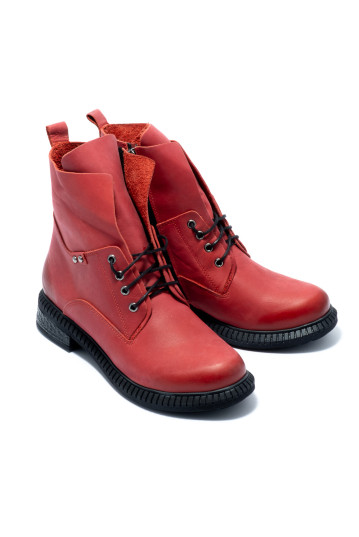 Черевики жіночі Welfare 0318-3217 288 RED LEATHER