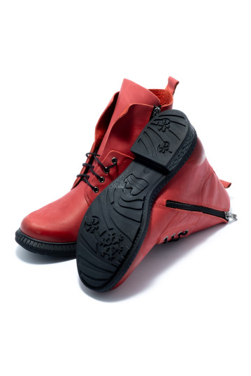 Черевики жіночі Welfare 0318-3217 288 RED LEATHER