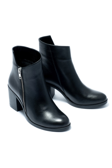 Ботинки женские Welfare 0435-877-29 1 BLACK LEATHER