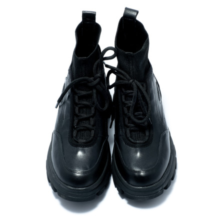 Черевики жіночі Welfare 0449-15712 26 BLACK LEATHER