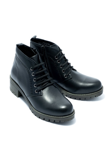 Ботинки женские Welfare 0584-1779 352 BLACK LEATHER