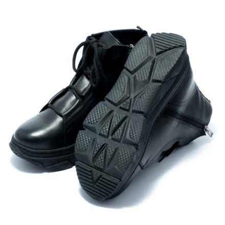 Черевики жіночі Welfare 0591-2138 BLACK LEATHER