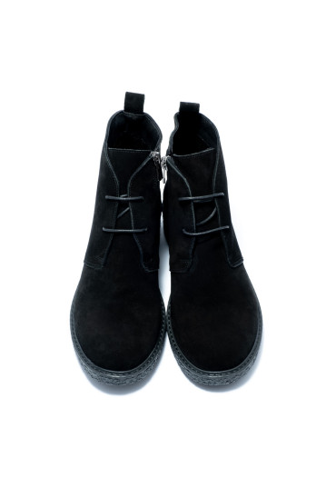 Ботинки женские Welfare 0681-600 047 BLACK SUEDE