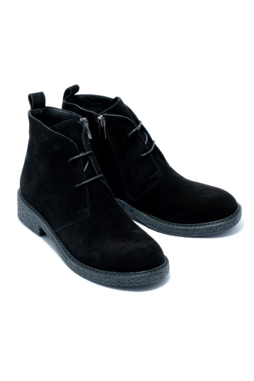 Ботинки женские Welfare 0681-600 047 BLACK SUEDE