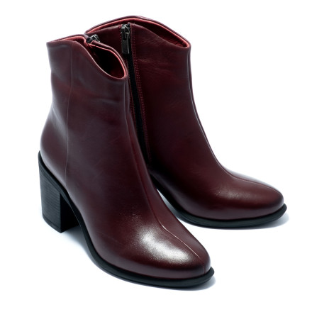 Черевики жіночі Welfare 0394-0022B 94 BURGUNDY LEATHER