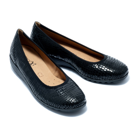 Балетки жіночі Caprice 9-9-22151-25 014 BLACK CROCO