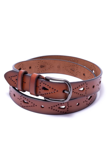 Ремінь жіночий Welfare 28165 L.BRN