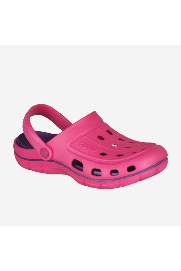 Сабо женские Coqui 6352 Lt fuchsia/Dk lila