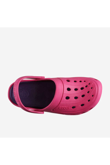 Сабо женские Coqui 6352 Lt fuchsia/Dk lila