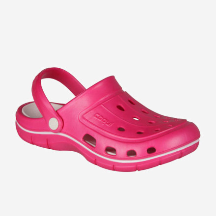 Сабо жіночі Coqui 6352 Lt fuchsia/White