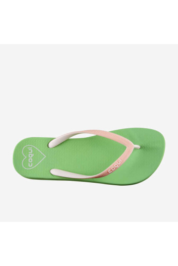 Сабо женские Coqui 1326 Lt. Lime/Candy pink