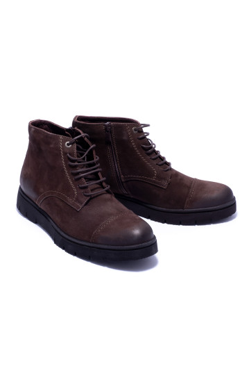 Ботинки мужские Welfare 211714 BROWN NUBUCK