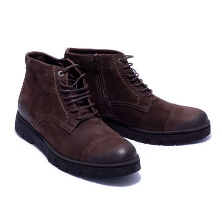 Черевики чоловічі Welfare 211714 BROWN NUBUCK