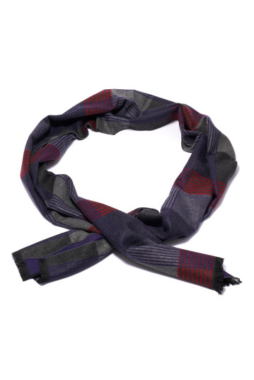 Шарф мужской Welfare V-05-246 Grey/claret