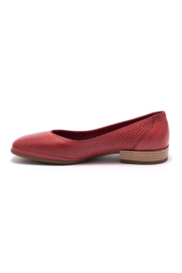 Туфлі жіночі Welfare 0052-5173 BURGUNDY LEATHER