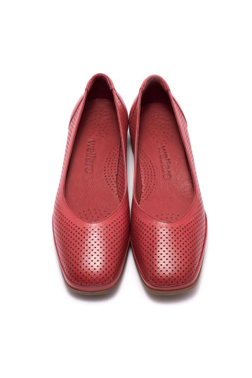 Туфлі жіночі Welfare 0052-5173 BURGUNDY LEATHER