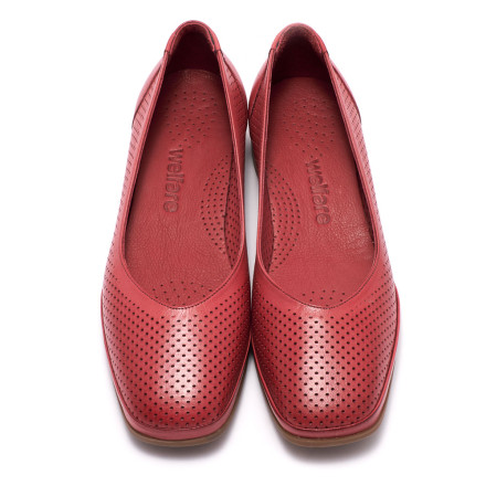 Туфлі жіночі Welfare 0052-5173 BURGUNDY LEATHER