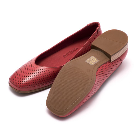 Туфлі жіночі Welfare 0052-5173 BURGUNDY LEATHER
