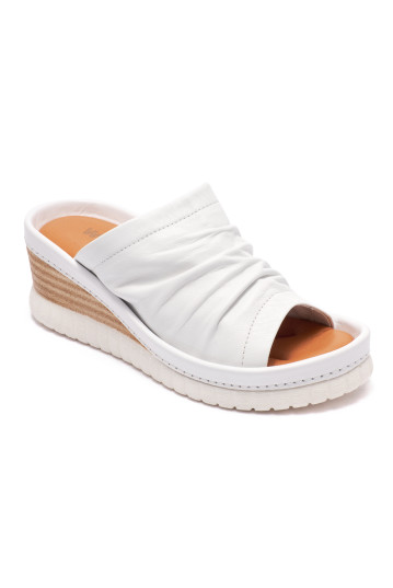 Сабо жіночі Welfare 0158-17Z1 07 WHITE LEATHER