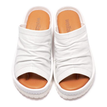 Сабо жіночі Welfare 0158-17Z1 07 WHITE LEATHER