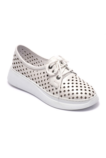 Туфлі жіночі Welfare 0164-606-01.EVA WHITE LEATHER