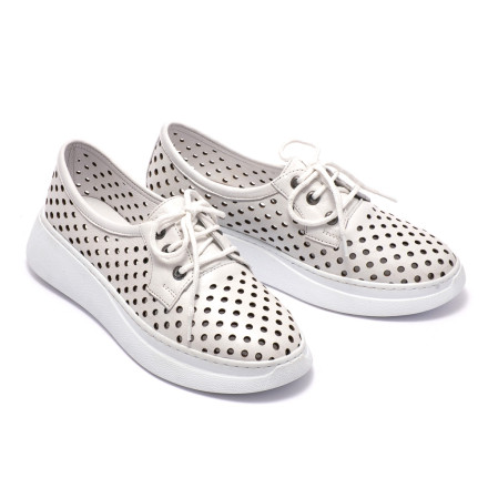 Туфлі жіночі Welfare 0164-606-01.EVA WHITE LEATHER