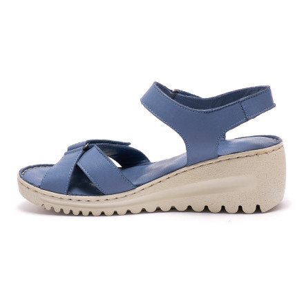 Босоніжки жіночі Welfare 0260-6057 DENIM LEATHER