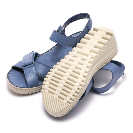 Босоніжки жіночі Welfare 0260-6057 DENIM LEATHER