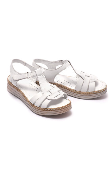 Босоніжки жіночі Welfare 0260-8632 WHITE LEATHER