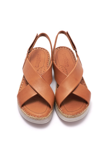 Босоножки женские Welfare 0260-8634 TAN LEATHER