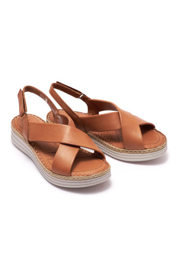 Босоножки женские Welfare 0260-8634 TAN LEATHER