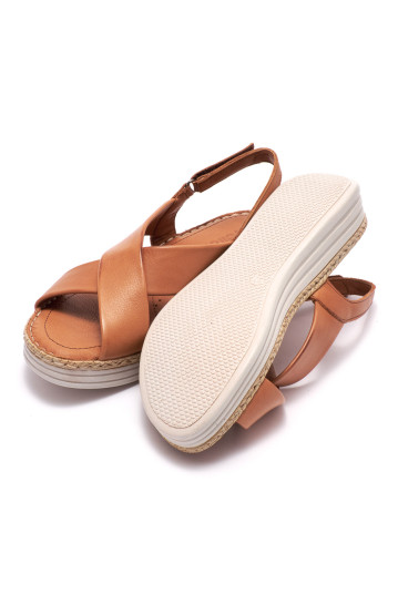 Босоножки женские Welfare 0260-8634 TAN LEATHER