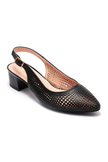 Босоніжки жіночі Welfare 0431-TN06 100.900 BLACK LTHR BLACK PTNT