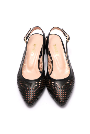 Босоножки женские Welfare 0431-TN06 100.900 BLACK LTHR BLACK PTNT