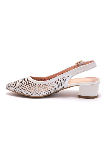 Босоножки женские Welfare 0431-TN06 245.309 WHITE LEATHER WHITE PATENT