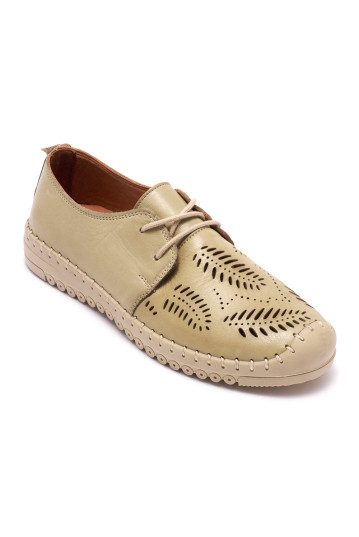 Туфлі жіночі Welfare 0636-1026-L21 27 LIGHT GREEN LEATHER