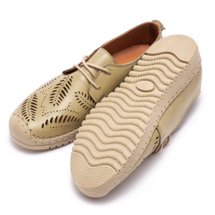 Туфлі жіночі Welfare 0636-1026-L21 27 LIGHT GREEN LEATHER