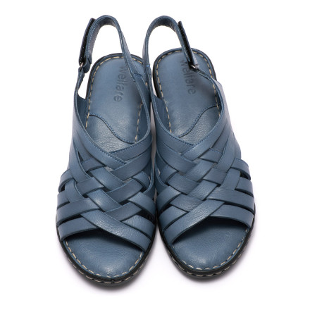 Босоніжки жіночі Welfare 0638-410 102 DENIM LEATHER