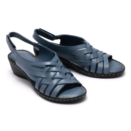 Босоніжки жіночі Welfare 0638-410 102 DENIM LEATHER