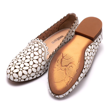 Туфлі жіночі Welfare 0692-708 01 WHITE LTHR