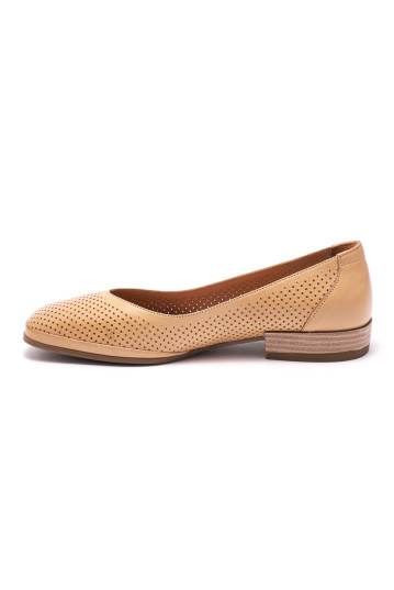 Туфли женские Welfare 0052-5173 595 CAMEL LEATHER