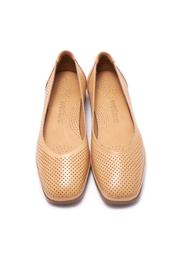 Туфли женские Welfare 0052-5173 595 CAMEL LEATHER