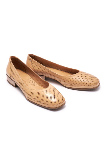 Туфли женские Welfare 0052-5173 595 CAMEL LEATHER
