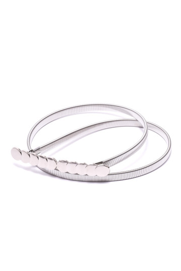 Ремінь жіночий Welfare AC-3 SILVER